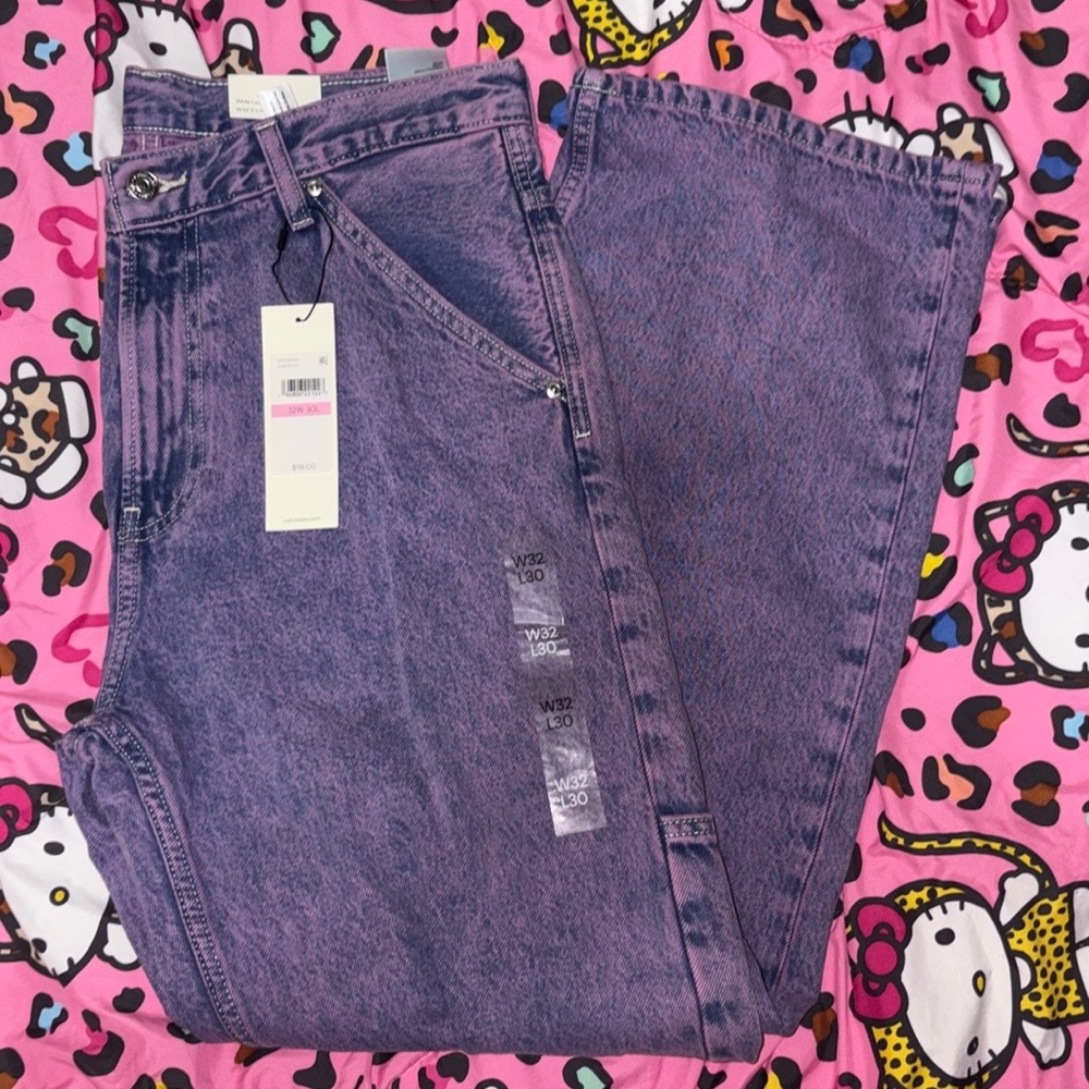 NWT Calvin Klein wide leg jeans